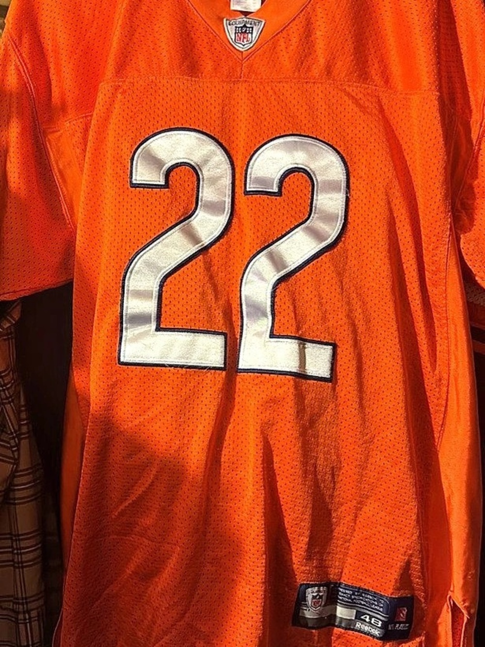 Reebok Chicago Bears Matt Forte #22 Alternate Orange Reebok On-Field Jersey